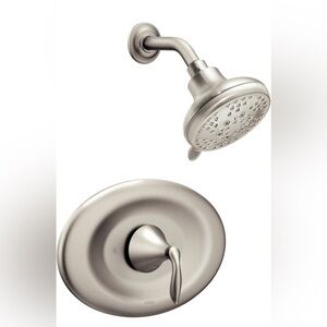 Moen T2138BN Eva Brushed Nickel Posi-Tempo Shower Only Trim Kit - New